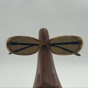 Vera Wang Luxe Brown Oval Sunglasses Frames